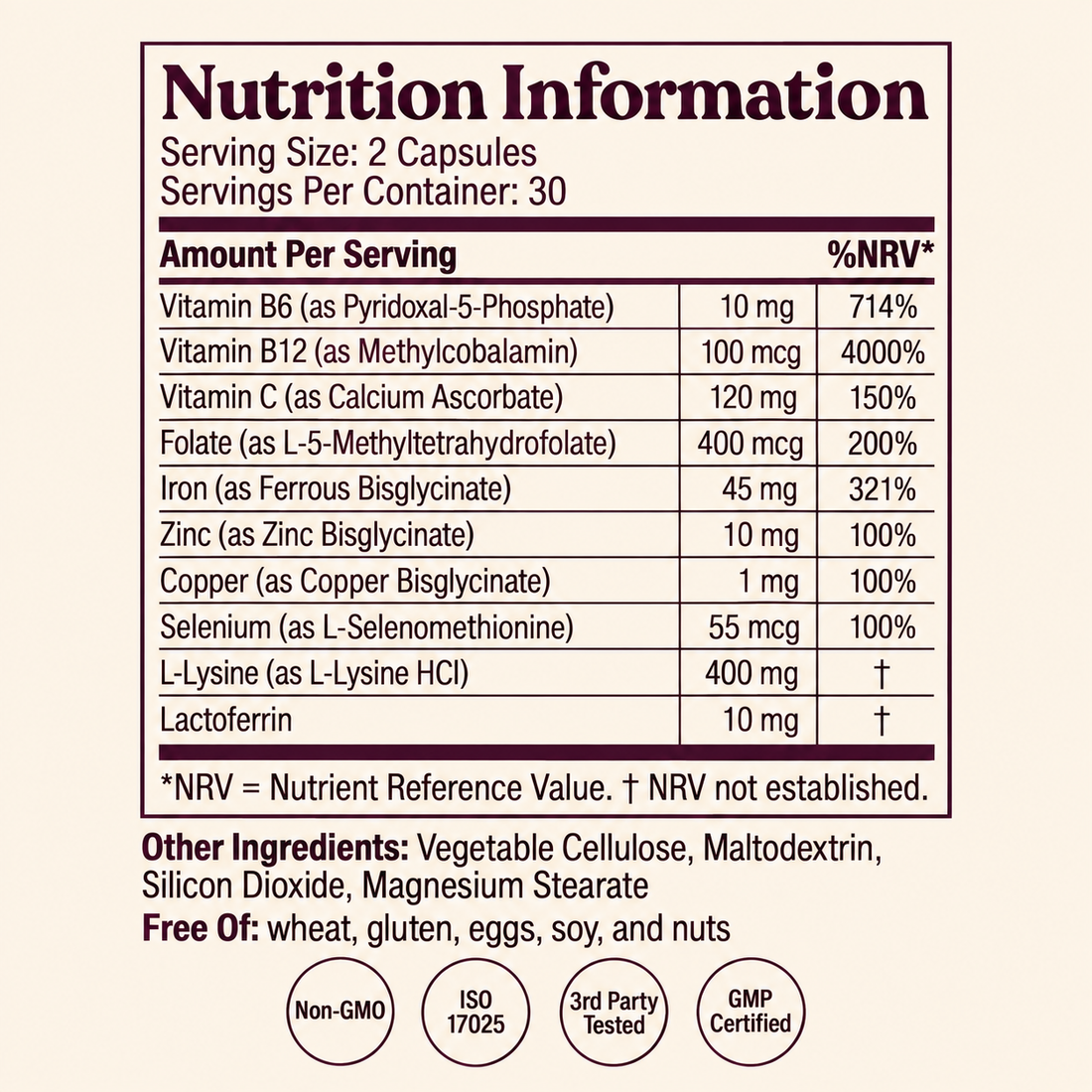 Ferava Iron+ Ferritin