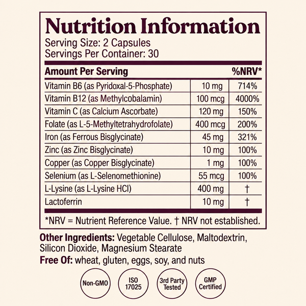 Ferava Iron+ Ferritin